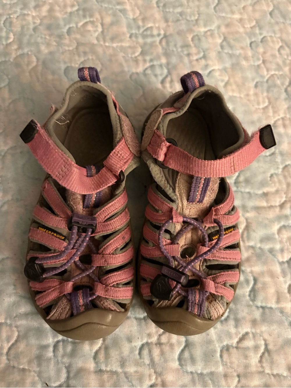 Keen Kids Pink and Purple Closed-Toe Sandals